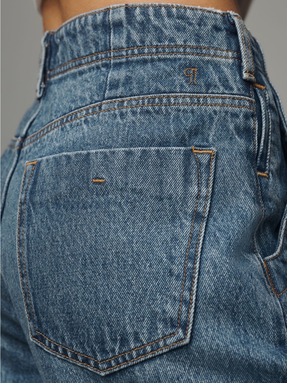The Lonnie Cuffed High-Rise Crop Jeans by Pilcro: Sparkle Edition - Picture 5 of 7